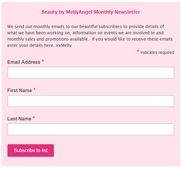 Monthly newsletter subscription image